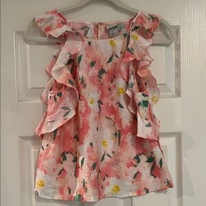 A New Day woman’s blouse- Pink and Yellow Floral